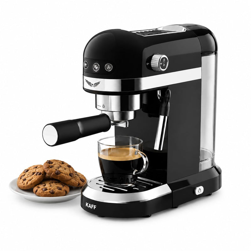 Kaff Fontana 1350 Watts Espresso Coffee Maker, 19 Bar High Pressure Pump, Steam Espresso Coffee, Detachable Frothing Noz