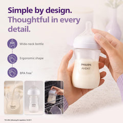 Philips Avent Natural Response Baby Feeding Bottle - 260Ml Baby Milk Bottle Pack of 2, Bpa Free for Babies 3-6 Months, SCY903/02