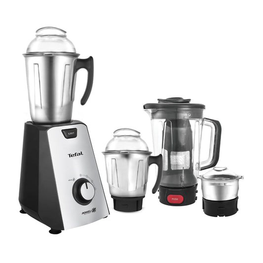 Tefal Grindforce Easyclean X Mixer Grinder | 800W Motor | PoweliX Blade Tech for Fast Grinding | Easy Clean Jars | Fruit Filter Blender Jar | 3-Year Product & 5-Year Motor Warranty
