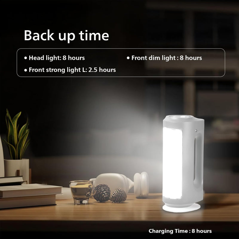 Philips Helio Multi-Functional Emergency Rechargeable LED Lantern (Grey, B09JYZFZTB)