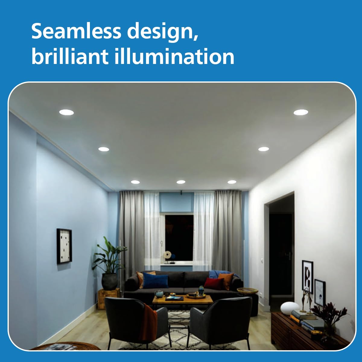 Philips 3 Watt Starfit 2 inch Concealed JB Ceiling Light