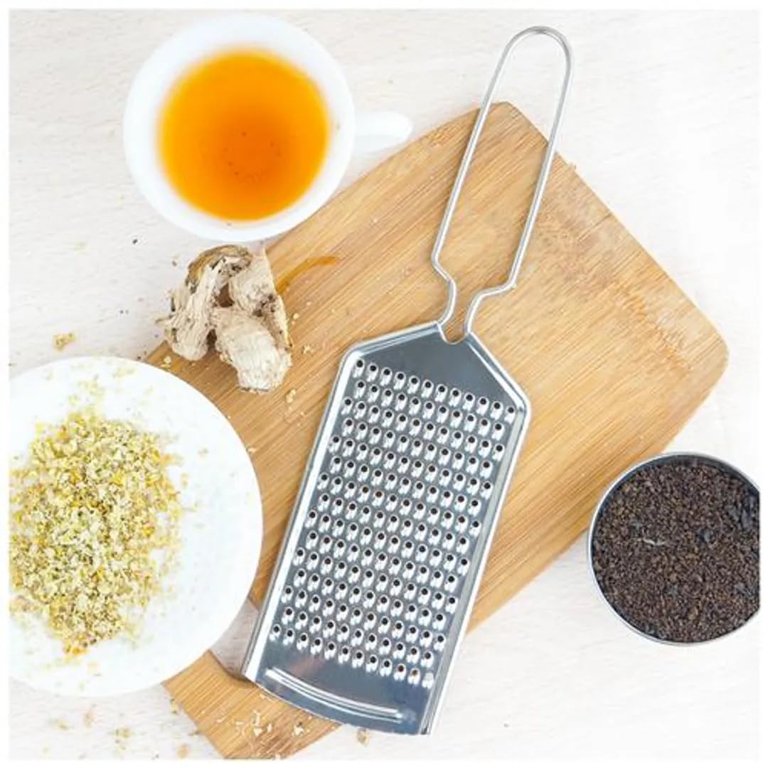 Dynore Stainless Steel Cheese Grater Also Ginger, Garlic, Nutmeg and Chocolate Grater