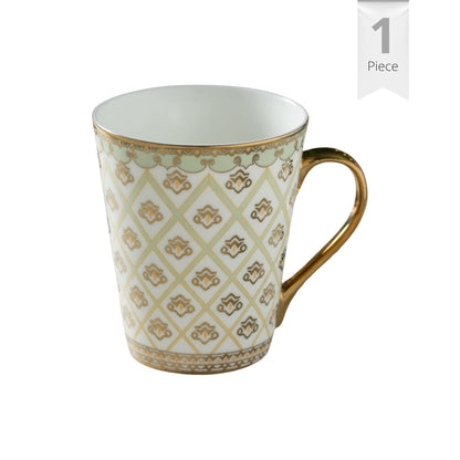 Clay Craft Fine Ceramic ZING-Ebony-Milk Mug, 1 PIECE-340 ml, Perfect for Afternoon Tea, Gifts, and Home Décor, Elegant Ceramic Milk Mug, Modern Milk Mug