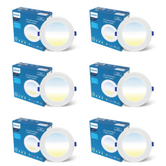 Philips 9W AstraGlow 3in1 LED Downlight (Pack of 6)