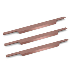 Plantex Profile Handle for Kitchen Cabinet/22 Inch Aluminium Drawer Profile Handle/Wardrobe Pull Handle for Home/Office/Hotel - Pack of 3 (Rose Gold) (Model APS-PF-1004)-1