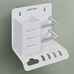 Plantex Acrylic Multipurpose Tooth Brush Holder/Stand/Tumbler for Bathroom Accessories - (White)-6