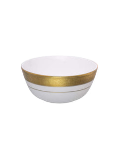 Clay Craft Fine Ceramic New Georgian Dinner Set of 40 Pieces, Enchanting Gold, for Family of 6, Dinner Set Ceramic, Crockery Set, Dining Set for Dinner, Plates and Bowls Set, Crockery Set for Gift