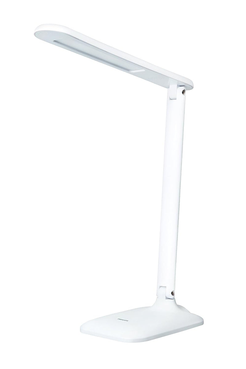 Philips Plastic LED Desk Light, White(Pack of 1), 3.94 x 3.94 x 3.94 cm