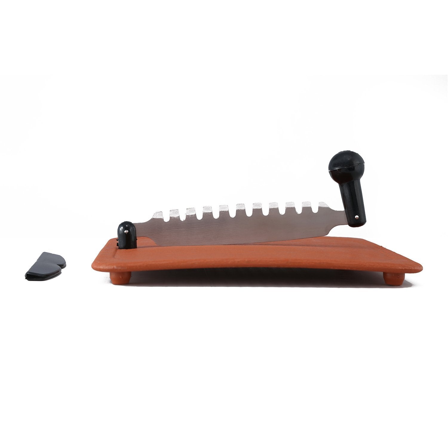 Anjali - FC02 Deluxe Fantastique Plastic Vegetable and Fruit Cutter (Brown, Silver, Small)