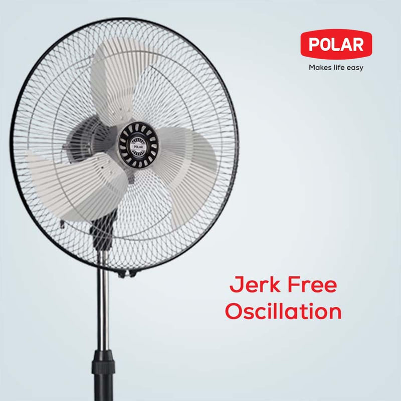 POLAR Blustery 450Mm Pedestal Fan - Black-2