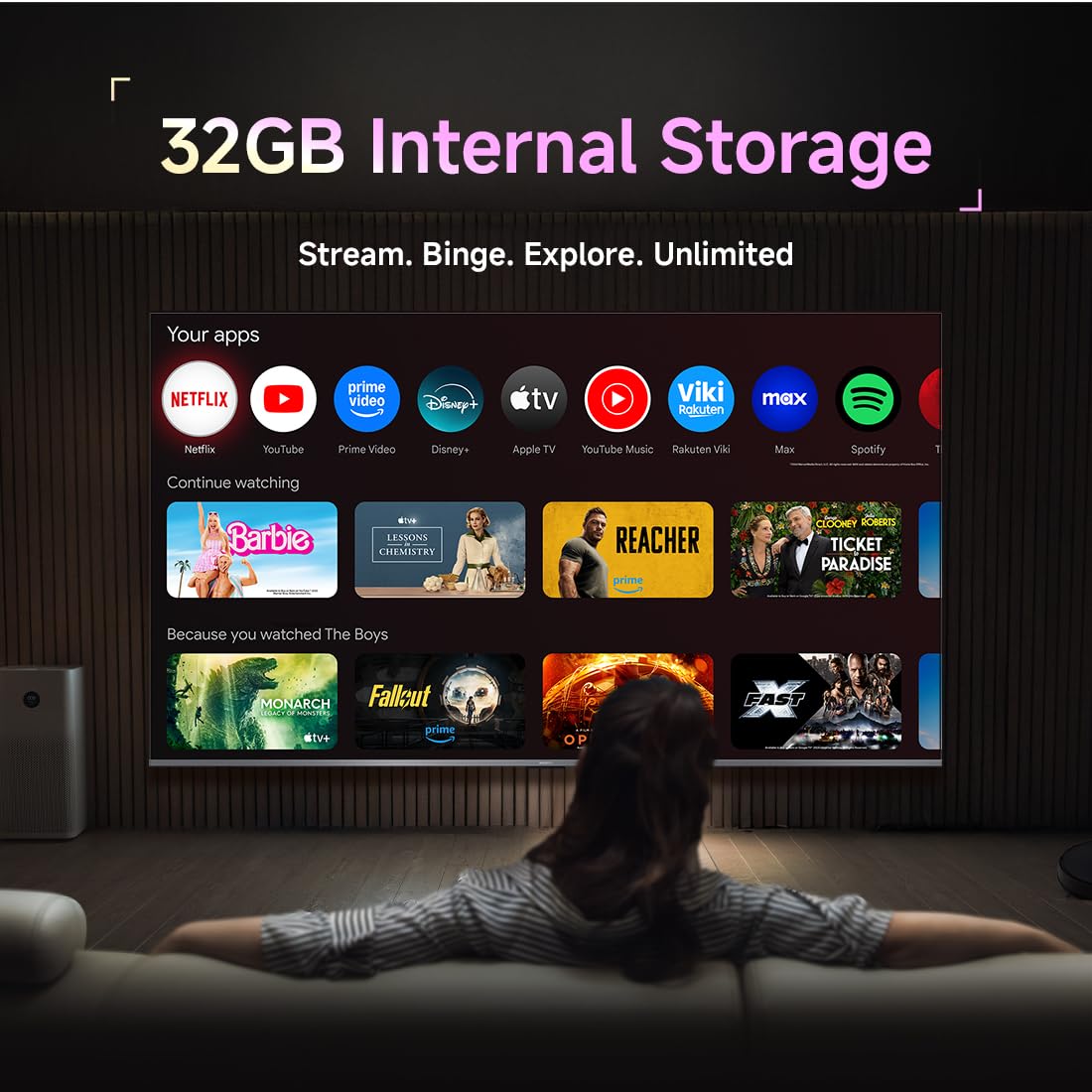 Xiaomi 189 cm (75 Inches) X Pro Series QLED 4K UHD Smart Google TV L75MB-APIN