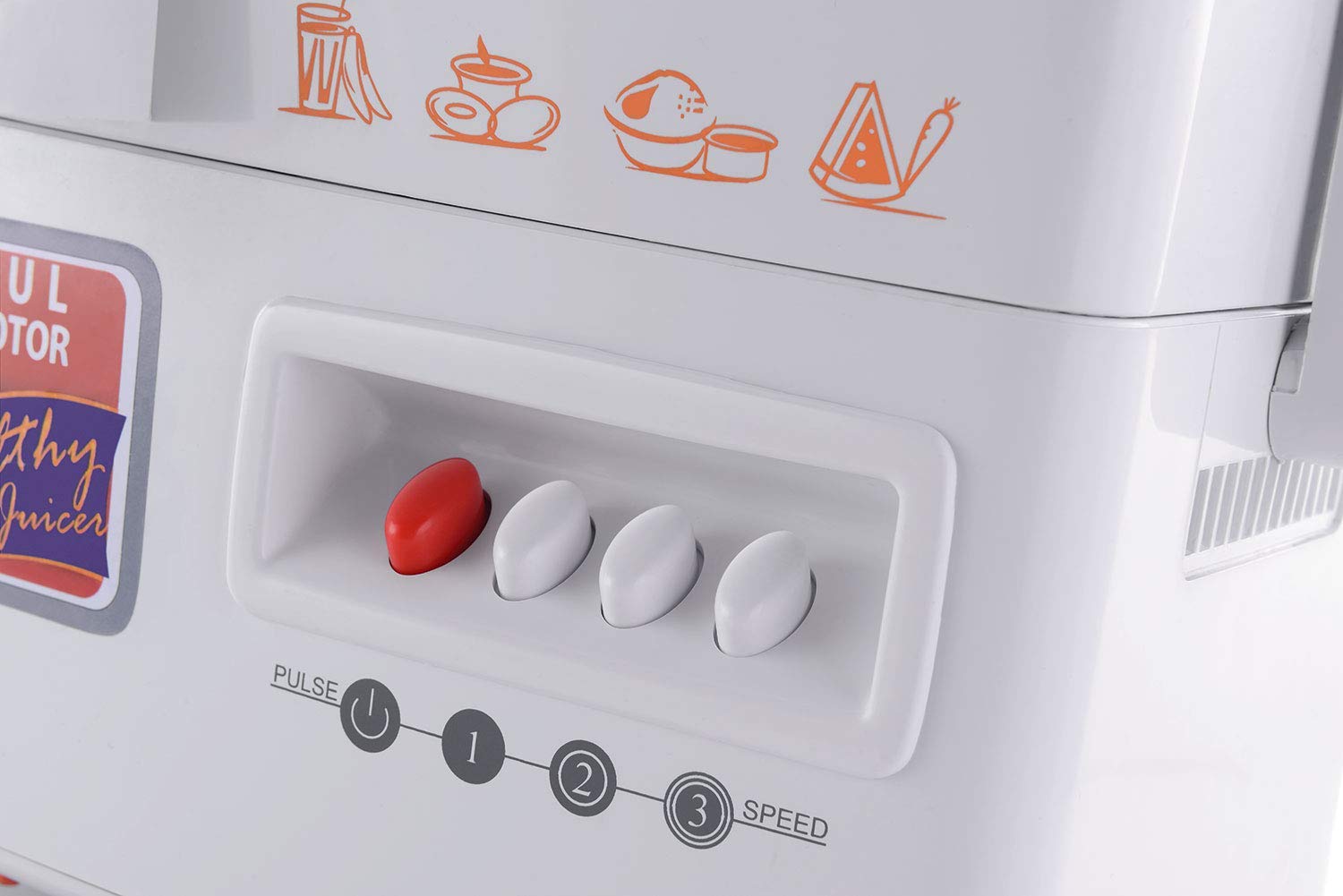 Usha 3345 450-Watt Juicer Mixer Grinder with 2 Jars (White)