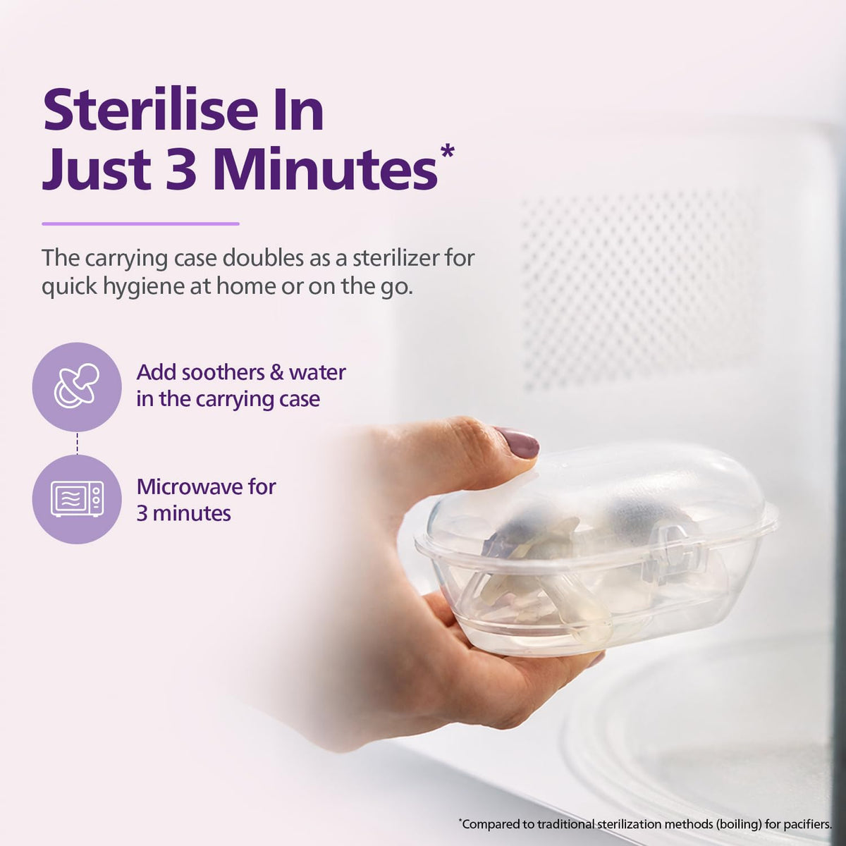 Philips Avent Ultra Air Pacifier, 0-6 Months (SCF087/02)