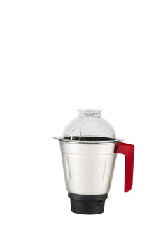 Usha Mixer Grinder (MG-3576) 750-Watt 3 Jars with Full Copper Motor (Red/White)