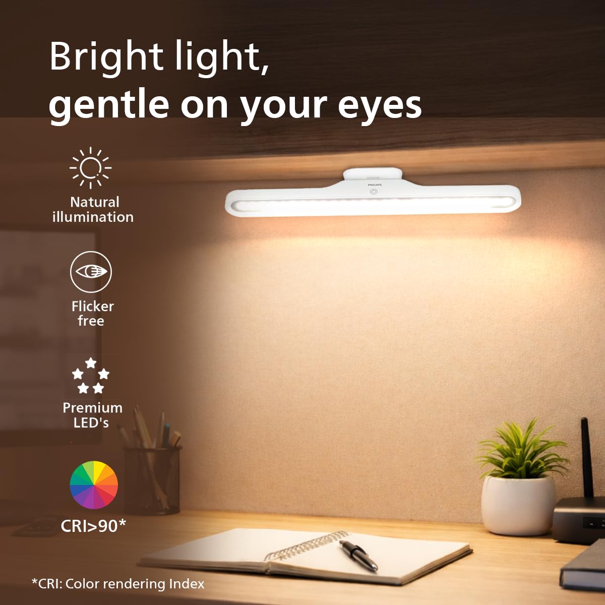 Philips 5W Lynor Rechargeable LED Desk Light