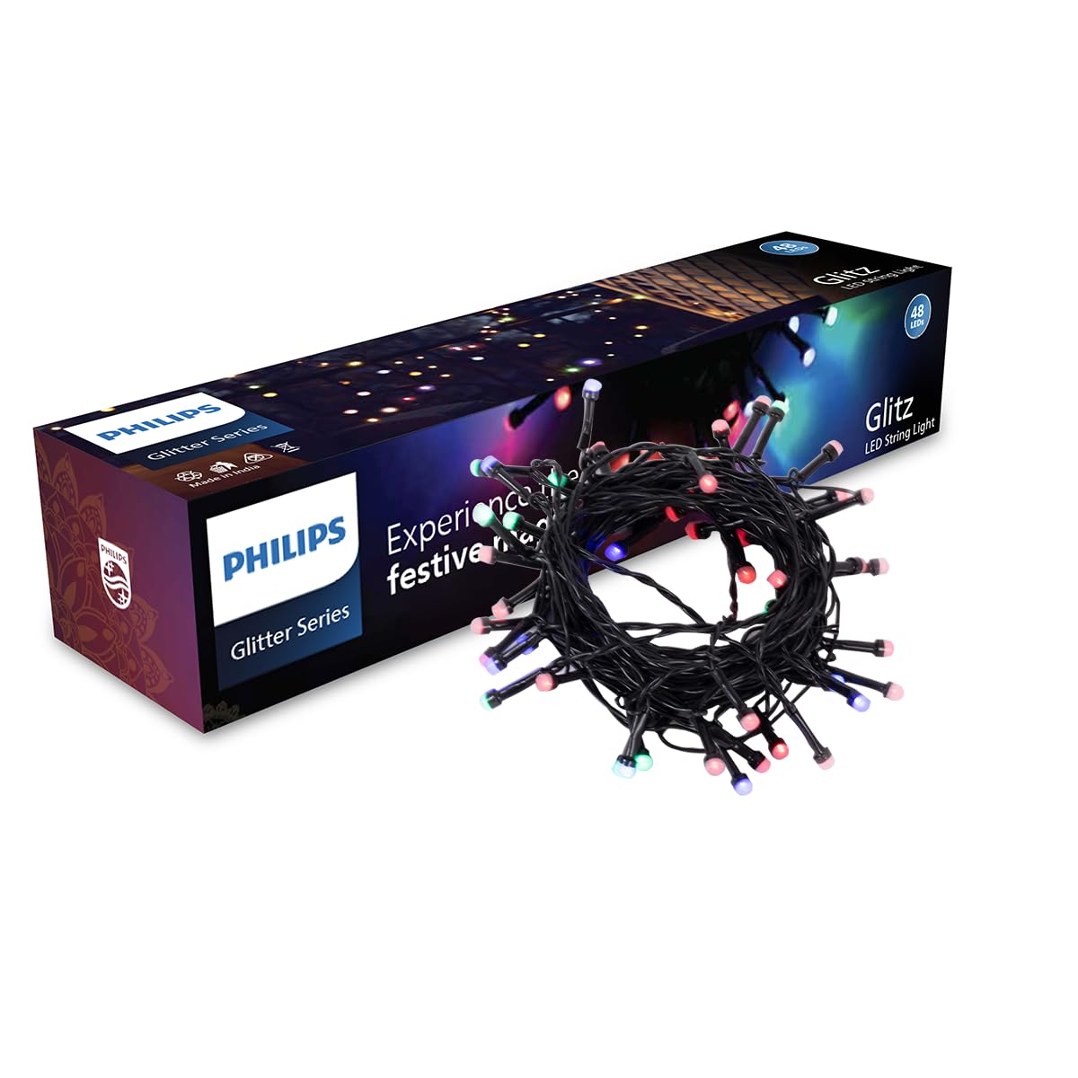 Philips Glitz 10 Meter 48 LEDs String Light for Decoration