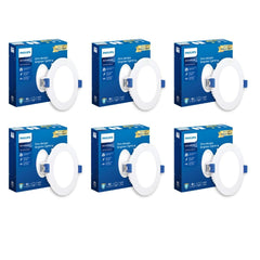 Philips Astra Glow 15-watt Round LED Downlighter (Pack of 6)