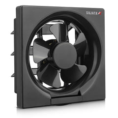 Sujata 200 mm Premium Exhaust Fan for Kitchen, Bathroom & Office - EPB81HS (High Speed) - Black
