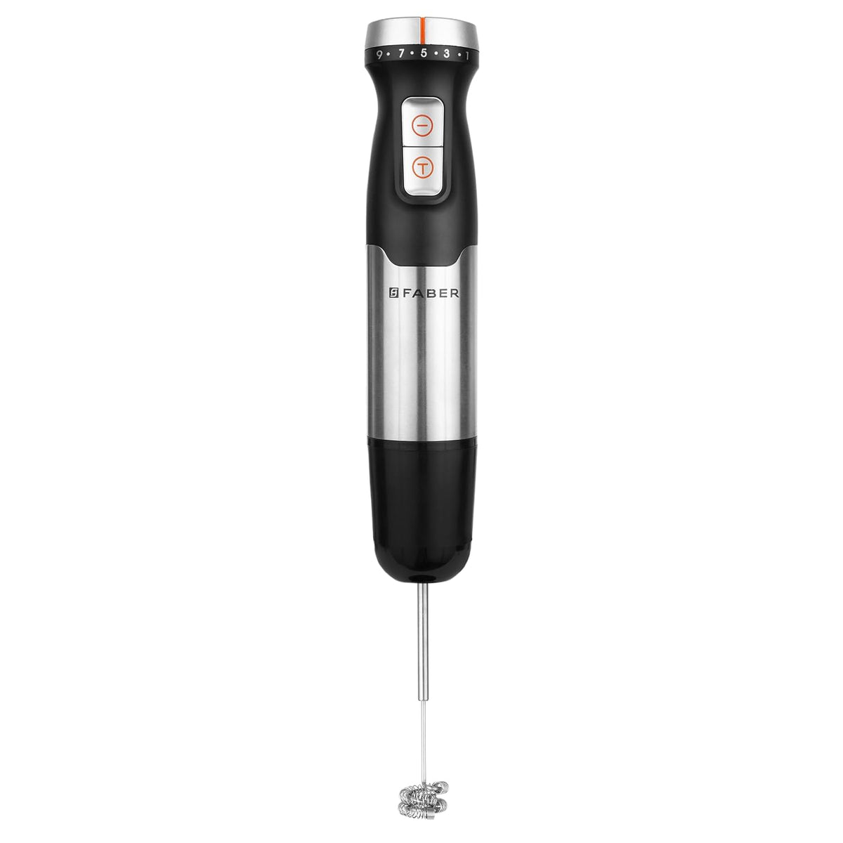 Faber 1000 Watts Hand Blender with Chopper and Whisker | Cool Touch Handle | 9 Speed | SS Bending Rod | Easy to Clean | 