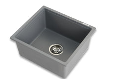 Faber Verona Ingranite18"X16"Single Bowl Sink|Includes Plumbing Waste Kit|25 Years Warranty|Silent,Scratch,Dent & Heat R