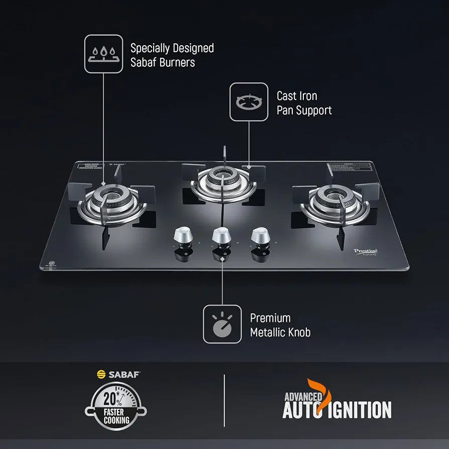 Prestige Marvella Hob Black Al - 3B 
