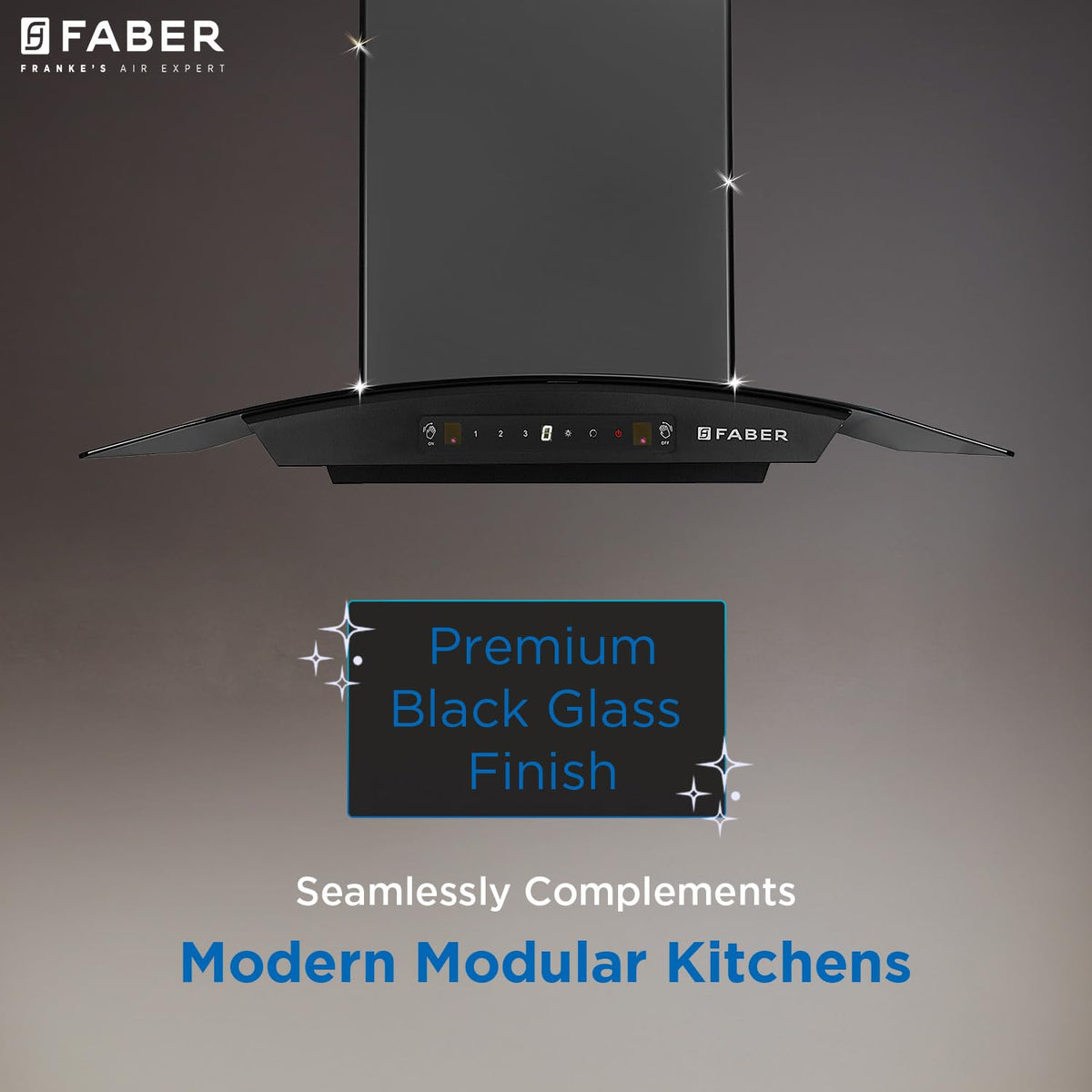 Faber Hood Venice 75 cm 1200 m³/hr Autoclean Curved Chimney| Filterless with Oil Collector |8 Yrs Motor & 2Yrs Comprehen