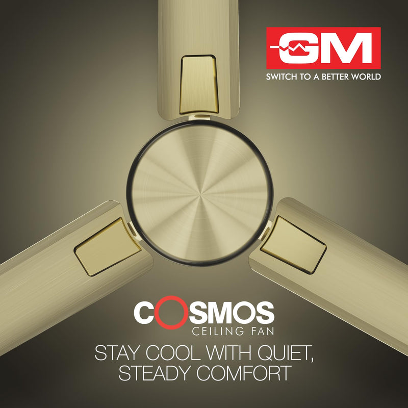 GM Cosmos 1200 mm Ceiling Fan – Antique Brass-2