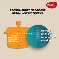 PIGEON PRESSURE COOKER STORM 3LINDUCTION BASE (5 LITRES)