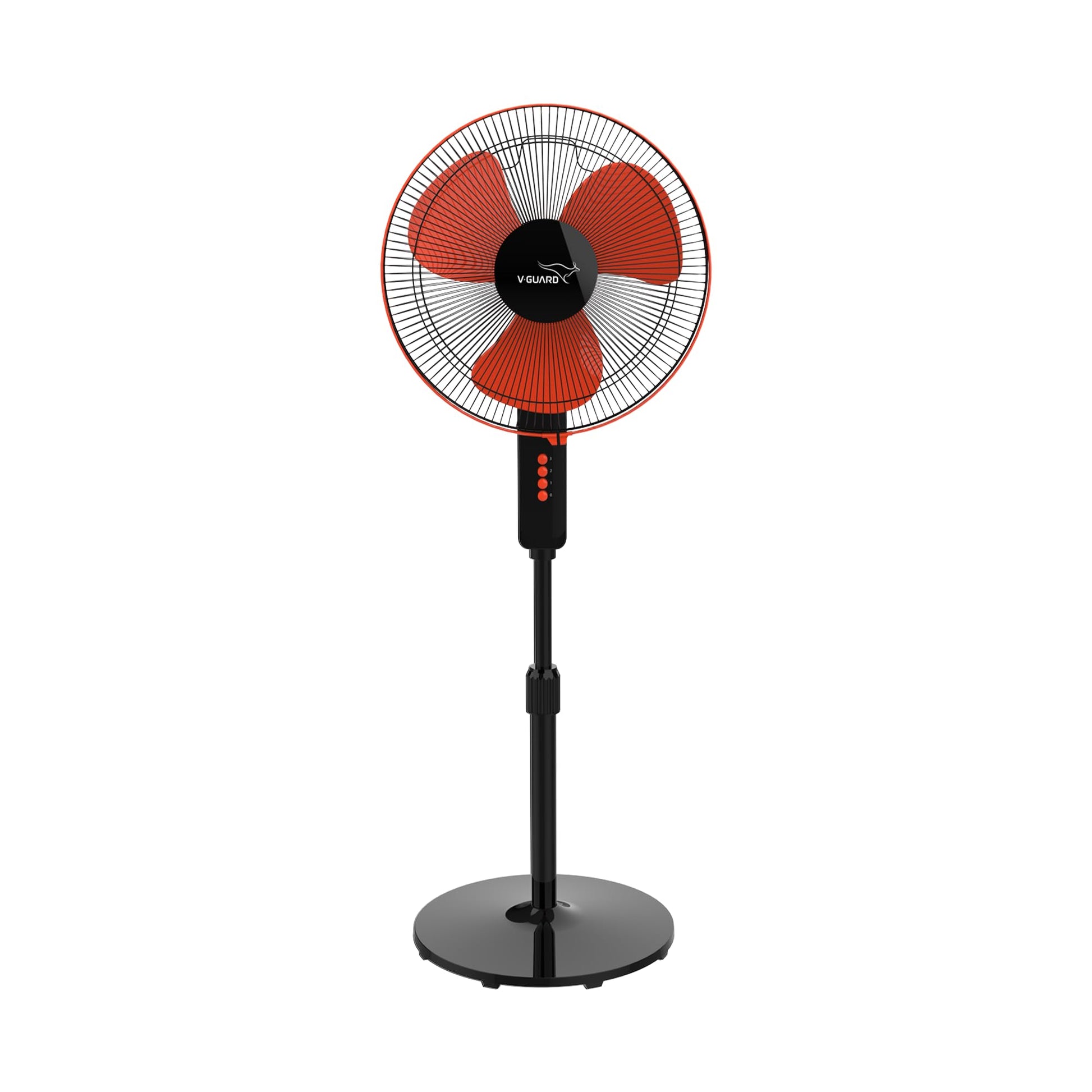 V-Guard Esfera STS Plus Neo Pedestal Cum Table Fan | Versatile 2-In-1 Operation | 1350 RPM Motor | Customisable Tilt And Oscillation Control | Yellow Black | 40 cm (400mm)
