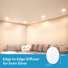 Philips 6W SeamGlow Round LED Surface Downlight