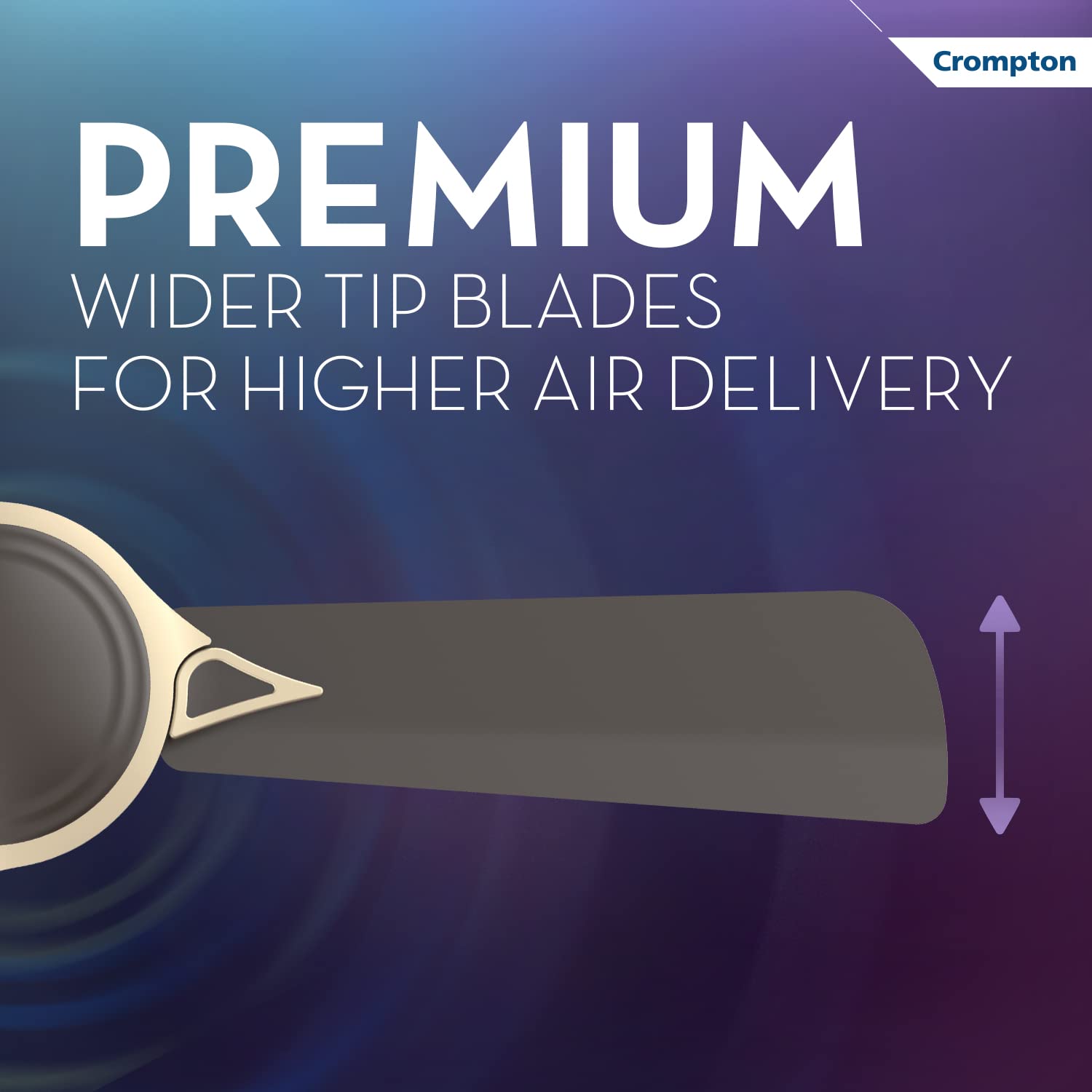 Crompton Premion Avancer Prime Antidust 1200 mm Ceiling Fan for Home | Star Rated Energy Efficicent Fans | 2 Years Warranty (Baker's Brown) (Pack of 2)