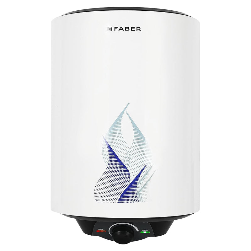 Faber Jazz 25L Storage Water Heater |Glass Line Tank with 7 Year warranty| Free pipe and Installation| 8 Bar Pressure, T