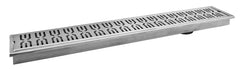 Plantex 304 Grade Stainless Steel Long Shower Channel/Floor Trap/Jali Removeable Grate/Lid for Bathroom and Kitchen (23 x 3 Inch- Matt)-4