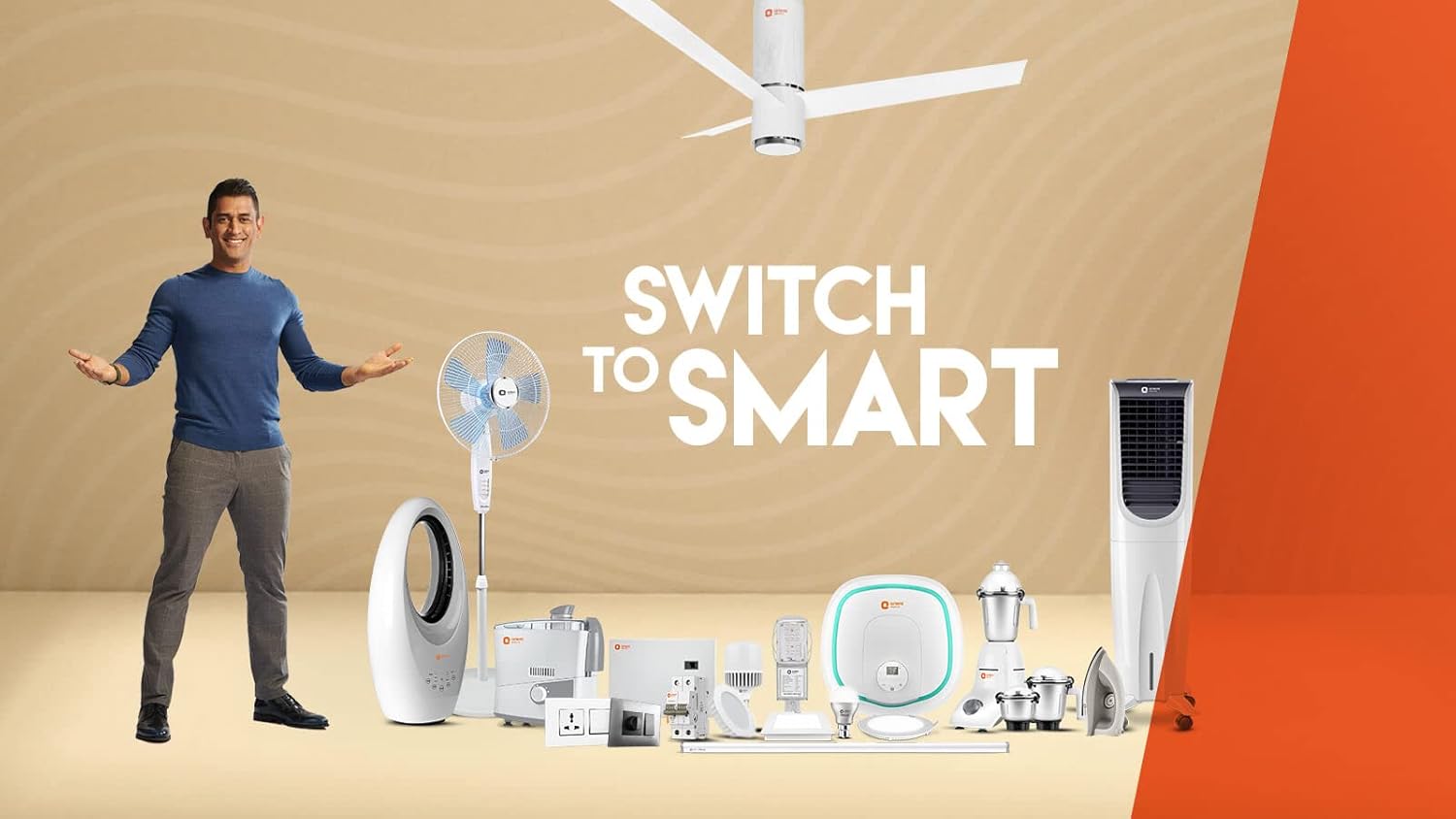 Orient Electric Wall-47 400mm Wall Fan High speed (grey)