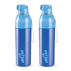 Milton Water Bottle Steel Convey 900 PU Insulated, Inner Stainless Steel Hot & Cold Bottle, 630 ml, Leak Proof, BPA Free, Ideal for Home, Office, Gym, Travelling, Black