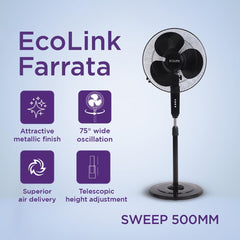 EcoLink Cruiser Neo 400mm Pedestal Fan for Home & Office-2