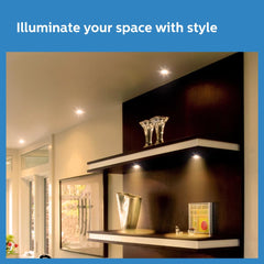 Philips 7 Watt White Reflector LED Ceiling COB Round Spot Light with Focused Beam (Pack of 24) (Warm White, B0CXX91QMD)