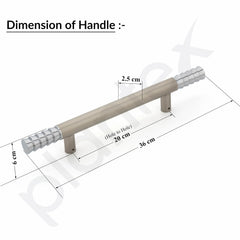 Plantex Door Handle/Stainless Steel 14 inch Main Door Handle/Pull-Push Handle for Home & Office/3 Years Warranty Pack of 2 (Satin White)-4