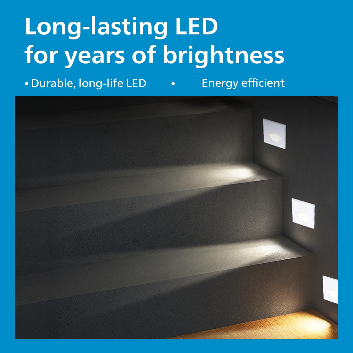 Philips 3W StepShine LED Step Light (White, B0GF8NTYL1)