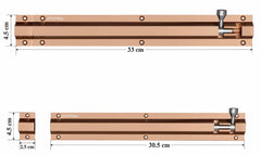 Plantex Stainless Steel 12 inch Tower Bolt/Tower Bolt for Home,Offices Doors and Windows/Tower Bolt for Main Door/Door Latch/Kundi/Chitakini/Door Latch for Windows (Rose Gold, Pack of 1)-3
