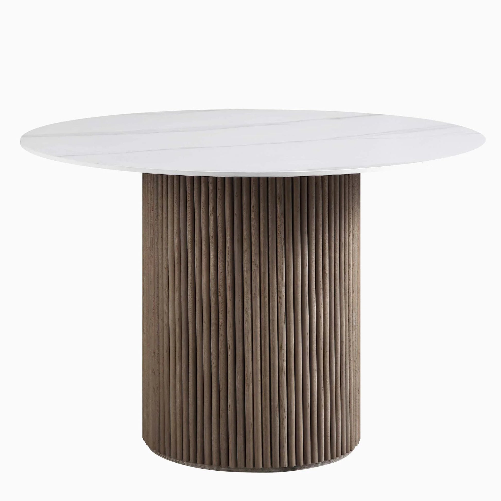 Velin Round Solidwood Pedestal Dining Table