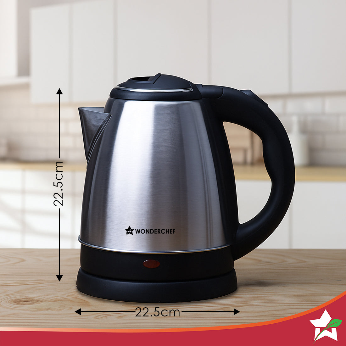 Crescent Electric Kettle 1.5 Litres, 2 years Warranty