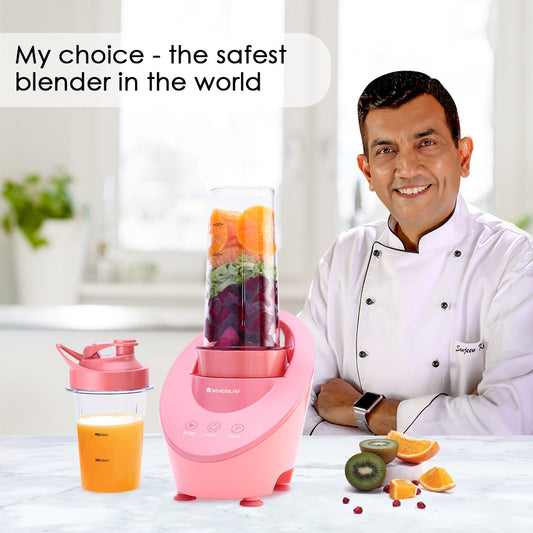 Magneto Blender | Smoothie & Juice Maker | World’s Safest with Magnetic Induction Tech | Variable Speed | Automatic with 60-sec auto-stop | Portable with Sipper Jar | 2-Year Warranty