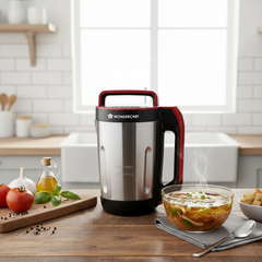 NEO Automatic Soup Maker | 1.0 Litre | 800W Heater | SS Blades & Bowl (Jug) | Soup in just 20 mins | 2 Years Warranty | Red & Black