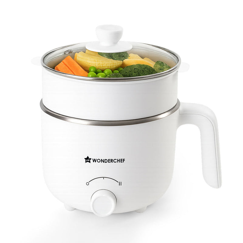 Wonderchef Luxe Multi Cook Kettle | Dual Power Modes | Quick Boiling | Automatic Shut-Off | Overheat Protection | Boil-D