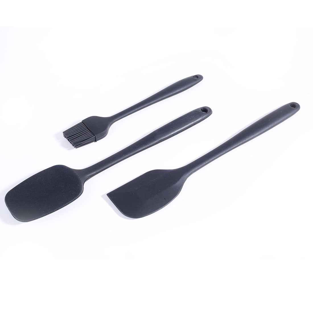 Wonderchef Ambrosia Silicone Kitchen Tools Set of 3 Pcs. | Spatula, Spoon, Brush | Food-Grade Silicone | Use for Flippin