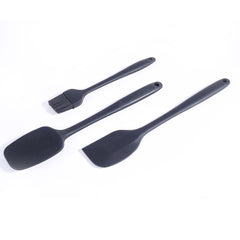 Wonderchef Ambrosia Silicone Kitchen Tools Set of 3 Pcs. | Spatula, Spoon, Brush | Food-Grade Silicone | Use for Flippin