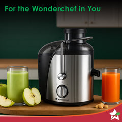 Wonderchef Venezia Centrifugal Juicer for Home | 500W | Fresh Fruit & Vegetable Juice in Seconds | Dual Speed Control | 