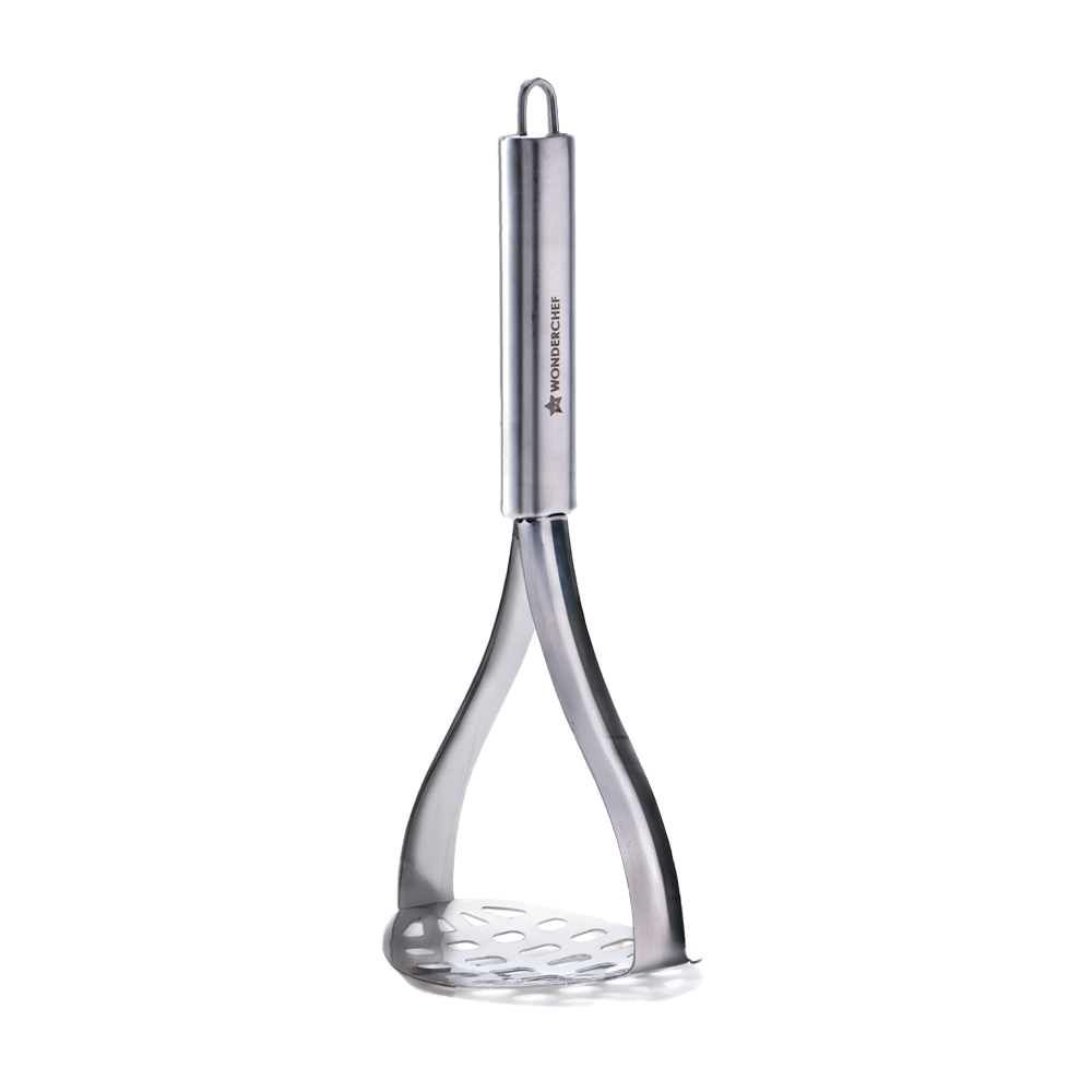 Wonderchef Ambrosia Potato Masher|Food-grade Stainless-steel | Comfortable Handle | Multi-purpose Kitchen Tool – For Pot