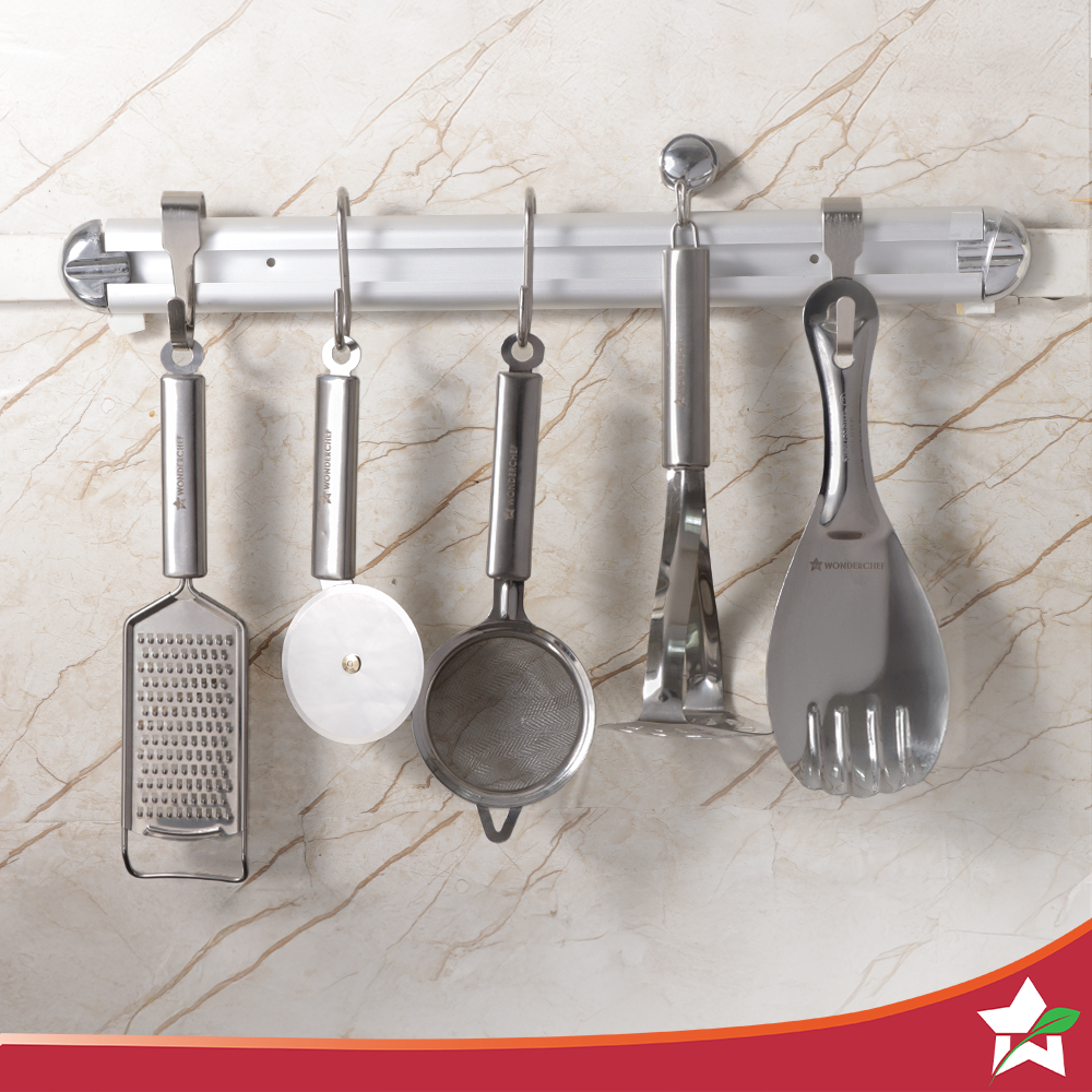 Wonderchef Ambrosia Tea Strainer |Food-grade Stainless-steel | Fine Mesh Filters for Smooth Brews | Comfortable Handle |